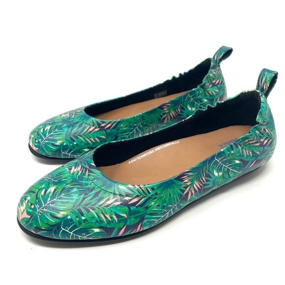 NEW FitFlop Allegro Tropical Jungle Ballet Flat Shoes Women's US 7, EU 38, $130 - Picture 2 of 8